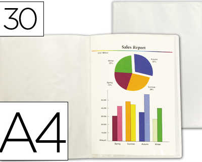protege-documents-liderpapel-p-olypropylene-couverture-flexible-30-pochettes-fixes-a4-210x297mm-frosty-transparent