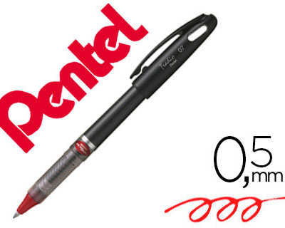 roller-pentel-energel-tradio-criture-moyenne-0-5mm-encre-longue-dur-e-s-chage-rapide-papier-rechargeable-lr7-rouge