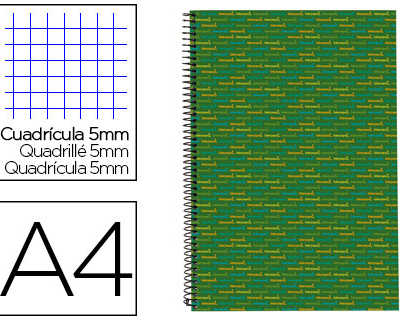 cahier-spirale-liderpapel-mult-ilider-a4-210x297mm-140f-80g-m2-quadrillage-5mm-micro-perfor-4-trous-coil-lock-vert