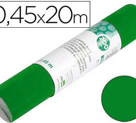 papier-auto-adh-sif-liderpapel-0-45x20m-paisseur-100-microns-texture-brillante-coloris-vert-rouleau