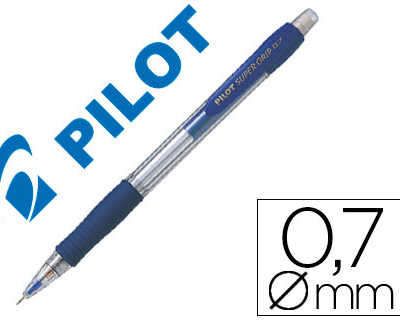 porte-mine-pilot-super-grip-0-7mm-bleu