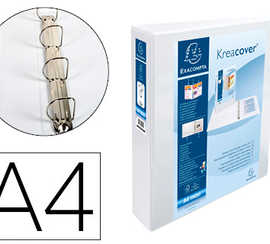 classeur-exacompta-kreacover-4-anneaux-50mm-a4-carton-recouvert-polypropylene-dos-75mm-personnalisable-blanc