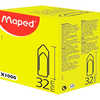 TROMBONE MAPED NICKELA 32MM BO ÎTE CARTON 1000 UNITAS TROMBONE MAPED NICKELA 32MM BO ÎTE CARTON 1000 UNITAS