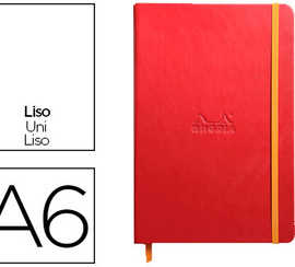carnet-rhodia-webnotebook-a6-9-x14cm-couverture-simili-cuir-coquelicot-192-pages-90g-uni-alastique-marque-page-orange