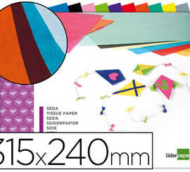 papier-de-soie-liderpapel-18g-m2-format-a4-240x315mm-coloris-assortis-bloc-10f