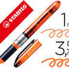 SURLIGNEUR STABILO NAVIGATOR P OINTE BISEAUTAE TRACA 1/3.5MM DIFFUSION ENCRE RAGULIERE COLORIS ORANGE