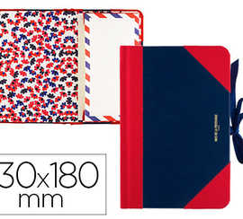 carnet-piqu-carpentras-notebook-parisien-13x18cm-48-pages-lign-m-dium-coloris-marine-rouge