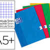 CAHIER OXFORD BROCHURE SOUPLE OPTIK PAPER COUVERTURE PELLICULAE LAVABLE A5+ 17X22CM 192 PAGES 90G 5X5MM CAHIER OXFORD BROCHURE SOUPLE OPTIK PAPER COUVERTURE PELLICULAE LAVABLE A5+ 17X22CM 192 PAGES 90G 5X5MM