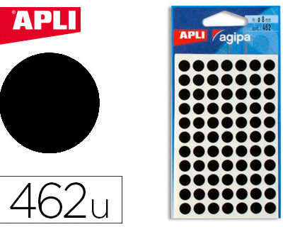 pastille-adhasive-apli-agipa-d-iametre-8mm-permanente-coloris-noir-pochette-462-unitas