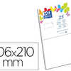 CARTE OXFORD VALIN 106X210MM 2 40G COLORIS BLANC ATUI 25 UNITAS CARTE OXFORD VALIN 106X210MM 2 40G COLORIS BLANC ATUI 25 UNITAS