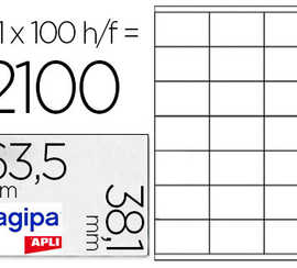 atiquette-adhasive-apli-agipa-multi-usage-63-5x38-1mm-toute-imprimante-coins-arrondis-bo-te-2100-unitas