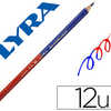 CRAYON LYRA BI-COLOR BI-POINTE CORPS HEXAGONAL 9MM MINE EXTRA-LARGE 0.5MM CRAYON LYRA BI-COLOR BI-POINTE CORPS HEXAGONAL 9MM MINE EXTRA-LARGE 0.5MM
