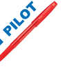 STYLO-BILLE PILOT SUPER GRIP G CAP POINTE MOYENNE COLORIS ROUGE