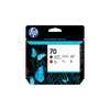 HP C9409A N°70 Tete Noire et rouge (U) HP C9409A N°70 Tete Noire et rouge (U)