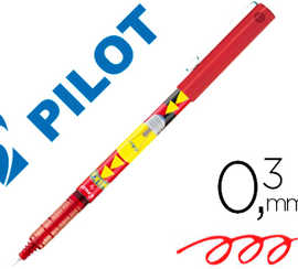 stylo-pilot-hi-techpoint-v5-mika-dition-limit-e-ampoule-criture-fine-0-3mm-encre-rouge-liquide-niveau-visible
