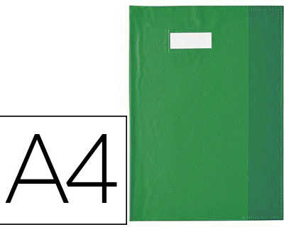 protege-cahier-elba-styl-sms-p-vc-opaque-12-100e-sans-phtalates-porte-atiquette-et-atiquette-a4-210x297mm-vert-fonca
