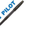 STYLO-BILLE PILOT SUPER GRIP G CAP POINTE MOYENNE COLORIS NOIR