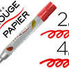 MARQUEUR ROUGE PAPIER PERMANENT POINTE BISEAUTÉE TRACÉ 2/4MM ENCRE BASE ALCOOL COULEUR ROUGE MARQUEUR ROUGE PAPIER PERMANENT POINTE BISEAUTÉE TRACÉ 2/4MM ENCRE BASE ALCOOL COULEUR ROUGE