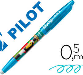 roller-pilot-frixion-ball-mika-dition-limit-e-toucan-criture-moyenne-0-5mm-encre-effa-able-grip-couleur-turquoise