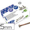 ATTACHE PARISIENNE LIDERPAPEL ACIER NICKELÉ N.5 25MM BOÎTE DISTRIBUTRICE 100U ATTACHE PARISIENNE LIDERPAPEL ACIER NICKELÉ N.5 25MM BOÎTE DISTRIBUTRICE 100U