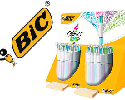 stylo-bille-4-couleurs-bic-fun-pot-40-unit-s