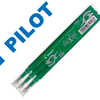 RECHARGE ROLLER PILOT FRIXION BALL ACRITURE MOYENNE 0.5MM ENCRE EFFACABLE COLORIS VERT SET DE 3 UNITAS RECHARGE ROLLER PILOT FRIXION BALL ACRITURE MOYENNE 0.5MM ENCRE EFFACABLE COLORIS VERT SET DE 3 UNITAS