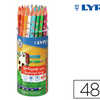 CRAYON COULEUR LYRA GROOVE TRIANGULAIRE SLIM MINE ULTRA-RÉSISTANTE DIAMÈTRE 3MM COLORIS ASSORTIS POT 48 UNITÉS CRAYON COULEUR LYRA GROOVE TRIANGULAIRE SLIM MINE ULTRA-RÉSISTANTE DIAMÈTRE 3MM COLORIS ASSORTIS POT 48 UNITÉS