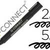 MARQUEUR Q-CONNECT PERMANENT P OINTE BISEAUTAE TRACA 5MM RASISTANTE CORPS PLASTIQUE COLORIS NOIR MARQUEUR Q-CONNECT PERMANENT P OINTE BISEAUTAE TRACA 5MM RASISTANTE CORPS PLASTIQUE COLORIS NOIR