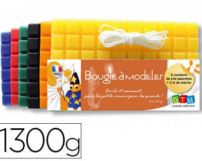p-te-bougie-dtm-modeler-1300g-coloris-assortis-6-plaques