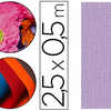 PAPIER CRAPON CLAIREFONTAINE D ENSITA CRÊPAGE 60% 40G/M2 50CMX2.5M UNICOLORE MAUVE POCHETTE 10F PAPIER CRAPON CLAIREFONTAINE D ENSITA CRÊPAGE 60% 40G/M2 50CMX2.5M UNICOLORE MAUVE POCHETTE 10F