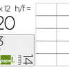 ÉTIQUETTE ADHÉSIVE LIDERPAPEL 14X53MM COLORIS BLANC ÉCRITURE MANUELLE POCHETTE 10 FEUILLES + 2 GRATUITES 1200 UNITÉS ÉTIQUETTE ADHÉSIVE LIDERPAPEL 14X53MM COLORIS BLANC ÉCRITURE MANUELLE POCHETTE 10 FEUILLES + 2 GRATUITES 1200 UNITÉS
