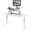 BUREAU STATION ALBA ASSIS/DEBO UT STANDY LARGEUR PLATEAU 73CM COLORIS BLANC