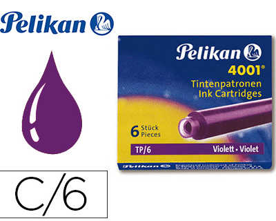 cartouche-pelikan-courte-stand-ard-violet-atui-6-unitas