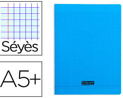 cahier-piqua-clairefontaine-co-uverture-polypropylene-transparente-a5-17x22cm-96-pages-90g-sayes-coloris-bleu