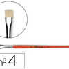BROSSE PLATE RAPHAOL SOIE DE P ORC N°4 VIROLE FER BLANC NICKELA BROSSE PLATE RAPHAOL SOIE DE P ORC N°4 VIROLE FER BLANC NICKELA