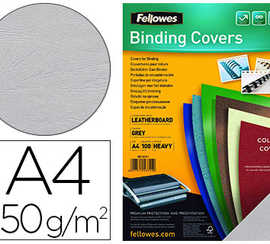 couverture-fellowes-grain-cuir-250g-format-a4-coloris-gris-paquet-100-unitas