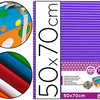 CARTON ONDULÉ LIDERPAPEL 50X70CM 320G/M2 UNICOLORE VIOLET CARTON ONDULÉ LIDERPAPEL 50X70CM 320G/M2 UNICOLORE VIOLET