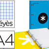 CLASSEUR LIDERPAPEL ANTARTIK 4 ANNEAUX 25MM A4 CARTON REMBORDA FEUILLETS MOBILES SAYES COLORIS BLEU CLASSEUR LIDERPAPEL ANTARTIK 4 ANNEAUX 25MM A4 CARTON REMBORDA FEUILLETS MOBILES SAYES COLORIS BLEU
