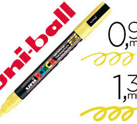 marqueur-posca-pc3m-gouache-en-cre-inodore-toutes-surfaces-pointe-fine-conique-couleur-opaque-couvrante-jaune