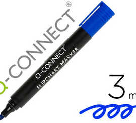 marqueur-q-connect-permanent-t-ableau-papier-pointe-ogive-trait-3mm-corps-plastique-coloris-bleu