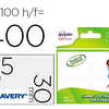 ÉTIQUETTE AVERY ENLEVABLE 30X45MM BOÎTE 75 UNITÉS ÉTIQUETTE AVERY ENLEVABLE 30X45MM BOÎTE 75 UNITÉS
