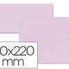 ENVELOPPE GOMMÉE LIDERPAPEL PA PIER OFFSET DL 110X220MM 80G/M2 COLORIS ROSE POCHETTE 9U PATTE RABAT DROITE