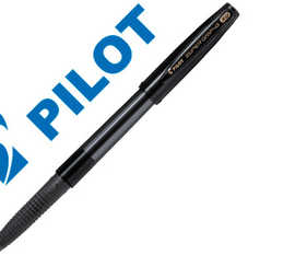 stylo-bille-pilot-super-grip-g-cap-pointe-extra-large-coloris-noir
