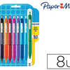 STYLO-BILLE PAPER MATE INKJOY 300 RT ACRITURE MOYENNE 0.5MM ENCRE DOUCE RATRACTABLE CLIP MATAL RASISTE BAVURES 8 UNITAS STYLO-BILLE PAPER MATE INKJOY 300 RT ACRITURE MOYENNE 0.5MM ENCRE DOUCE RATRACTABLE CLIP MATAL RASISTE BAVURES 8 UNITAS