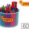 CRAIE CIRE JOVI JOVICOLOR 75MM DIAMETRE 12MM POT 60 UNITAS + 1 TAILLE-CRAYON