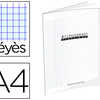 CAHIER PIQUA CONQUARANT CLASSI QUE COUVERTURE POLYPROPYLENE RIGIDE TRANSPARENTE A4 21X29,7CM 96 PAGES 90G SAYES INCOLORE