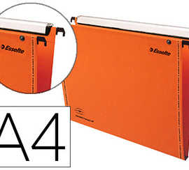 dossier-suspendu-esselte-dual-kraft-lmg-240g-armoire-entraxe-330mm-h275mm-fond-15-coloris-orange-bo-te-25-unitas