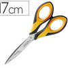 CISEAUX MAPED ULTIMATE LAMES A CIER INOXYDABLE EMBOSSAES 170MM ANNEAUX DOUBLE-SOFT AMBIDEXTRE BLISTER TRYME JAUNE/NOIR