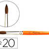 PINCEAU RAPHAOL POILS DE PONEY N°20 MANCHE COURT LAQUA ORANGE VIROLE NICKELA PINCEAU RAPHAOL POILS DE PONEY N°20 MANCHE COURT LAQUA ORANGE VIROLE NICKELA