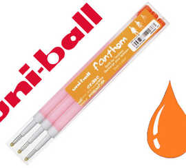 recharge-roller-uniball-fanthom-thermosensible-pointe-0-7mm-crire-gommer-r-crire-encre-gel-orange-set-3-unit-s